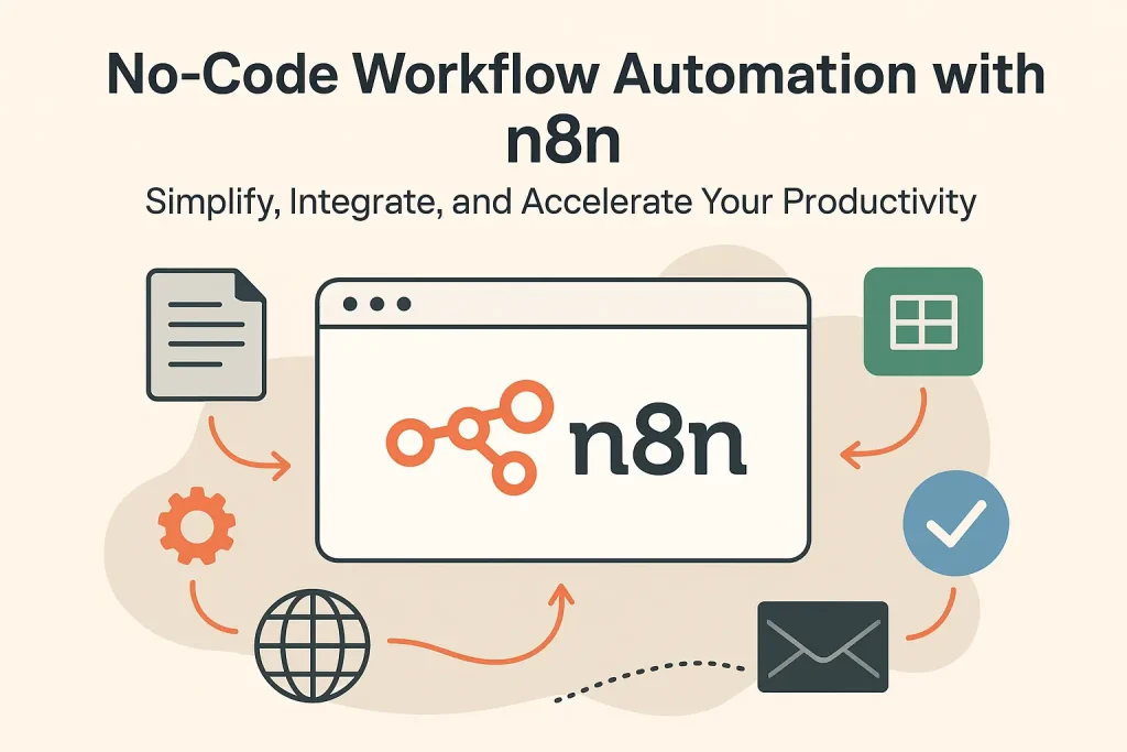 no-code workflow ai automation with n8n