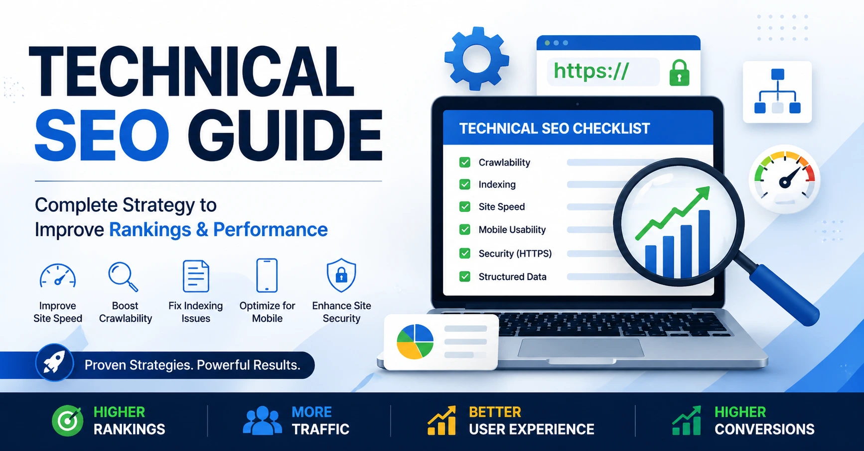 Technical SEO Guide – Improve Rankings and Website Performance Technical SEO guide for improving website speed, indexing, crawlability, and search rankings